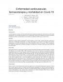Enfermedad cardiovascular, farmacoterapia y mortalidad por COVID 19