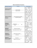Tabla de Indicadores Financieros