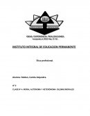 Etica. CLASE Nº 4: MORAL AUTÓNOMA Y HETERÓNOMA- DILEMAS MORALES