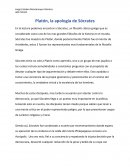 Platón, la apología de Sócrates