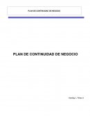 Plan de continuidad de negocios