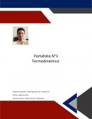 Portafolio N°3 Termodinámica. Ejercicios Interpolación Simple