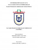 “EL NARCOTRAFICO COMO FLUJO TURÍSTICO EN COLOMBIA”