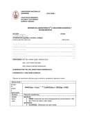 INFORME DE LABORATORIO NO 2: REACCIONES QUIMICAS Y ESTEQUIOMETRIA
