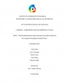Posible planteamiento operacional para una política financiera de la empresa Kensington Garden Rooms