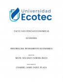 HISTORIA DEL PENSAMIENTO ECONOMICO
