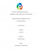 Investigación Operativa