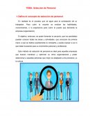 Concepto de Selección de Personal