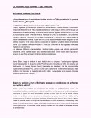 LA GUERRA DEL GUANO Y DEL SALITRE ACTIVIDAD: GUERRA CON CHILE