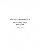 NORMATIVAS Y GESTIÓN DE CALIDAD