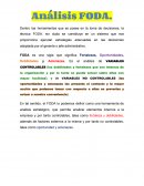 Ejemplo Análisis FODA