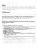 MICROSOFT EXCEL (HOJA DE CÁLCULO)