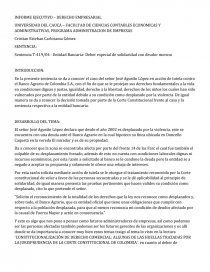 INFORME EJECUTIVO – DERECHO EMPRESARIAL. Página 1