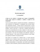 Derecho empresarial: “La desigualdad”