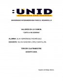VALORES EN LO COMÚN. “CARTA A MI SOBRINA”