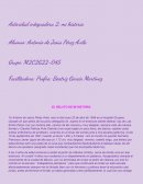 Actividad integradora 2: mi historia