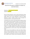 Reporte de Lectura sobre “Las batallas en el Desierto” de José Emilio Pacheco