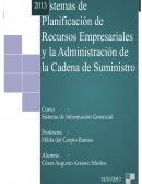 Sistemas de Planificación de Recursos Empresariales y la Administración de la Cadena de Suministro