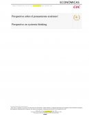 Perspectiva sobre el pensamiento sistémico