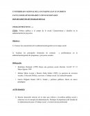 Política pública y el campo de lo social: Características y desafíos en la administración de proyectos