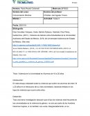 Violencia en la Universidad en Alumnos de 18 a 25 años