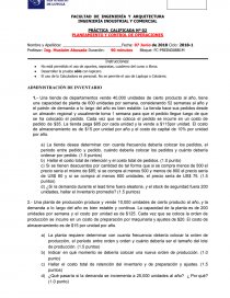 PLANEAMIENTO Y CONTROL DE OPERACIONES. Página 1