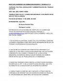 POLITICA, LEGISLACION Y ADMINISTRACION DEL TRABAJO ESCOLAR