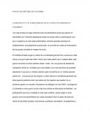 ENSAYO DE HISTORIA DE COLOMBIA ¿COMO INFLUYE EL NARCOTRAFICO EN EL CONFLICTO ARMADO EN COLOMBIA?