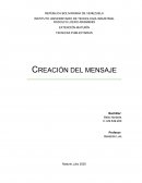 CREACIÓN DEL MENSAJE EN LOS ANUNCIOS