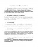 Actividad de reflexión ¿Con qué me quedo?