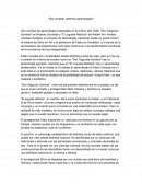 Dos novelas, distintos aprendizajes