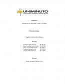 Salud ocupacional. Plegable Clasificación de Peligros