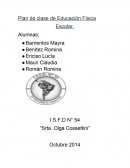 Plan de clase de Educación Física Escolar