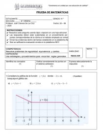 PRUEBA DE MATEMÁTICAS s/r. Página 1