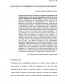 Por qué los hombres no contratan mujeres