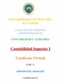 CONTABILIDAD Y AUDITORÍA Contabilidad Superior I Cuaderno Virtual