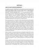 ¿Que es una ecuacion diferencial?