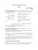 Álgebra y geometría analítica