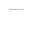 Proporciones múltiples y definidas