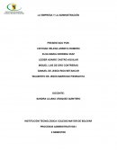 Ensayo sobre la empresa y la administración