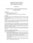 Determinación mohos y levaduras