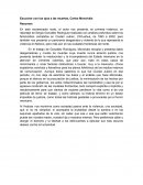 Escuchar con los ojos a las muertas, Carlos Monsiváis