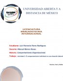 Comportamiento organizacional. El comportamiento individual en una situación laboral