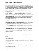 FORMULACIÓN DE UN PROYECTO DEPORTIVO