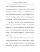 POR CÓMO TE VISTES, TE TRATAN