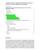 Análisis de datos agrícolas utilizando técnicas de minería de datos: aplicación de big data