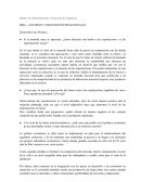 MBA. - ENTORNO Y NEGOCIOS INTERNACIONALES