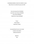 Mapeo del proceso de producción de guayos para futbol
