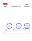 Procedimiento desarme de conos