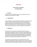 EXPLICAR Y DAR A CONOCER CÓMO SE DIO LA CRISIS DE 1929 Y LAS CONSECUENCIAS QUE DEJÓ LA MISMA